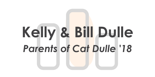 Kelly & Bill Dulle Parents of Cat Dulle ‘18